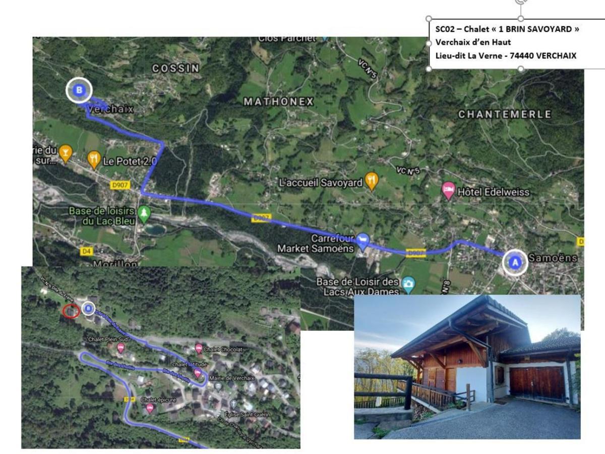 Chalet Savoyard Avec Jardin, Poele A Bois Et Wifi - Fr-1-624-11 Verchaix 외부 사진