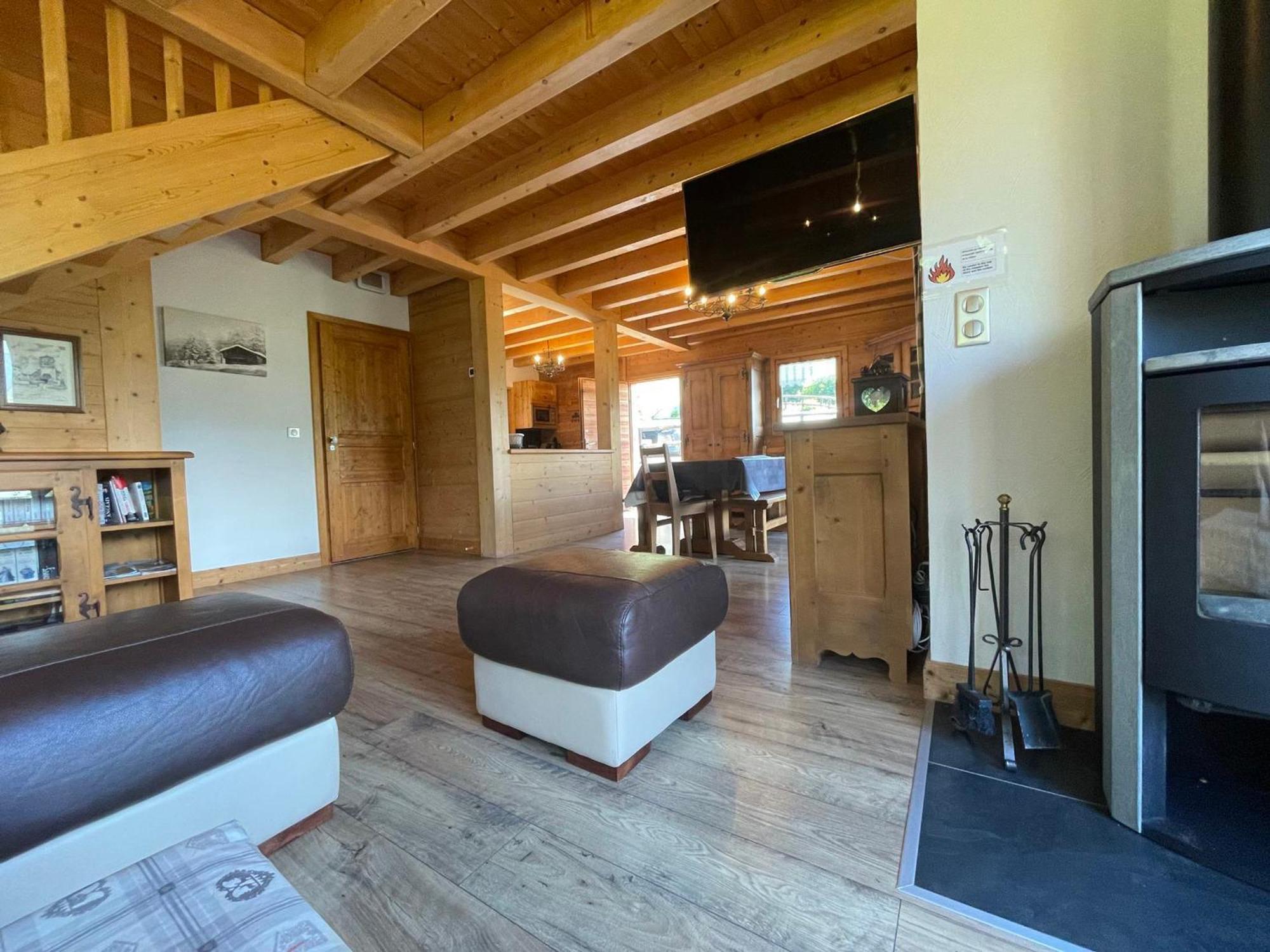 Chalet Savoyard Avec Jardin, Poele A Bois Et Wifi - Fr-1-624-11 Verchaix 외부 사진